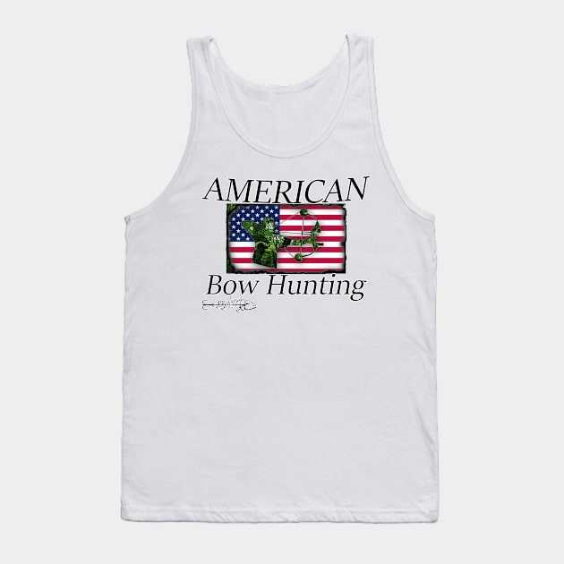 American bowhunting Tank Top by Hook Ink